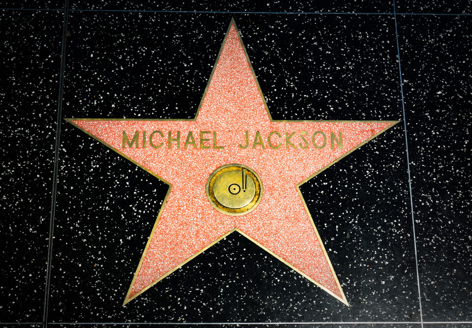 Michael Jackson star in Hollywood