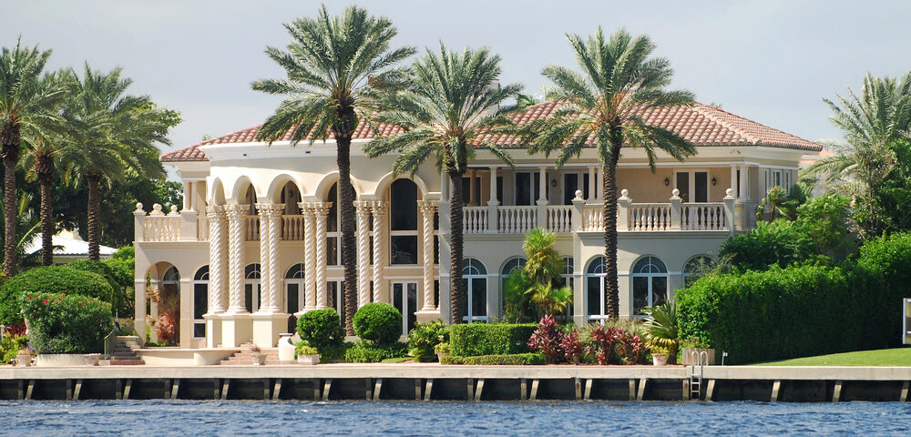 Mansion on the water