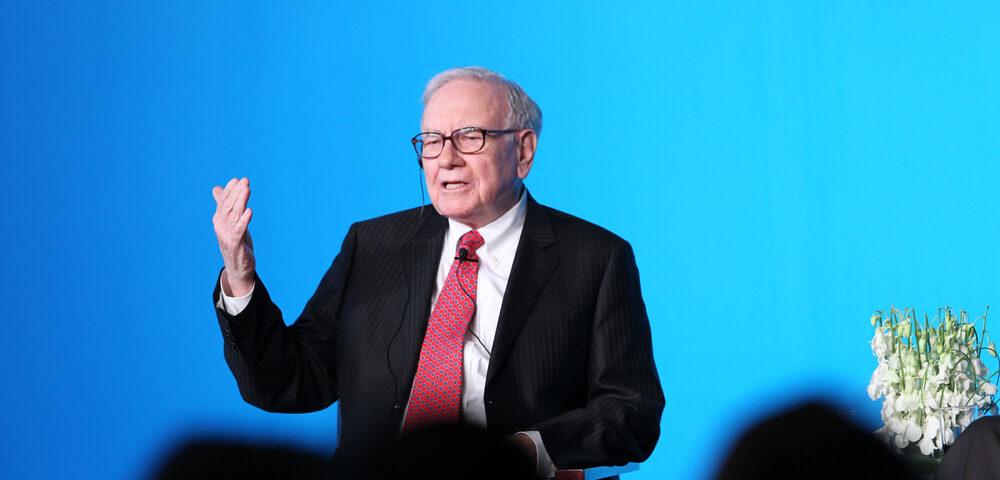 Warren Buffett at conference