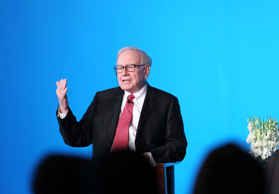 Warren Buffett at conference