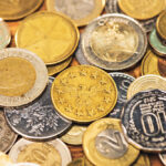 Rare coins in collection