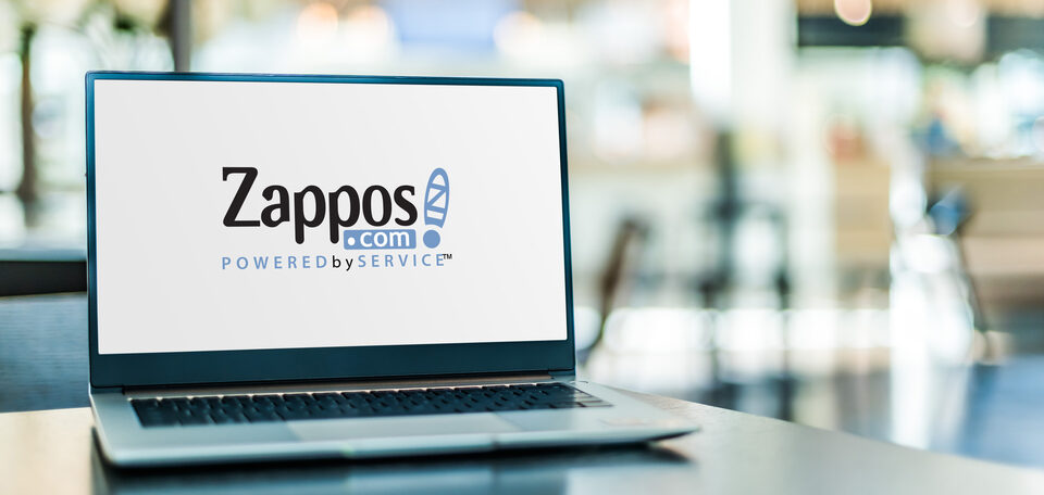 Zappos website